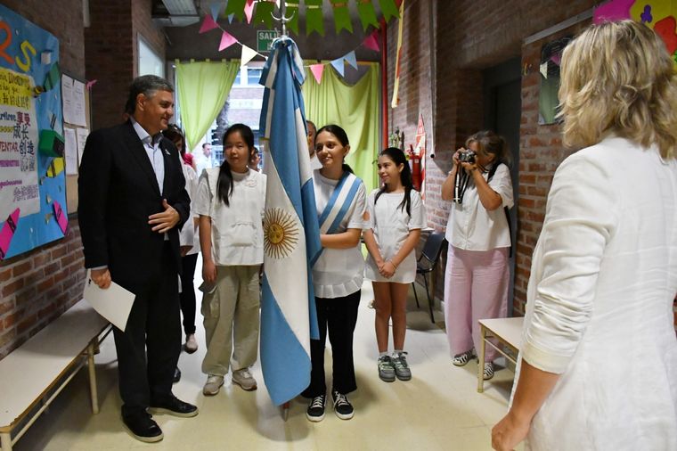 Jorge Macri inauguró el ciclo lectivo 2025 con importantes cambios en el diseño curricular. Foto: Gobierno de la Ciudad de Buenos Aires.