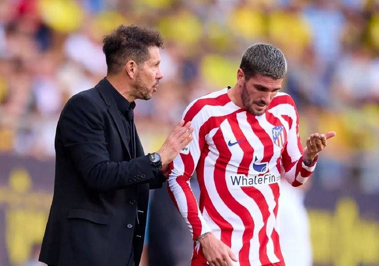 El Cholo Simeone dio su punto de vista sobre por qué es resistido De Paul por los hinchas. Foto: EFE