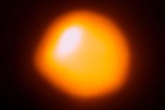 La imagen de 2017 tomada por el telescopio del Observatorio ALMA en Chile es la foto de más alta resolución de Betelgeuse que se tiene hasta ahora.