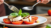 esta es una receta fresca e ideal para el verano: ensalada caprese ¡en solo 6 pasos! esta es una receta fresca e ideal para el verano: ensalada caprese ¡en solo 6 pasos!