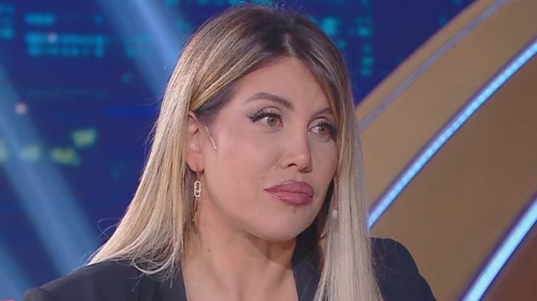 Wanda Nara aún estando imputada sigue promocionando un sitio de apuestas ilegal. Foto: Captura de video Telefe