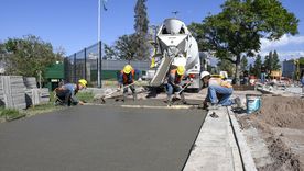 Las obras en calle Alberdi obligan a modificar recorridos. Las obras en calle Alberdi obligan a modificar recorridos.
