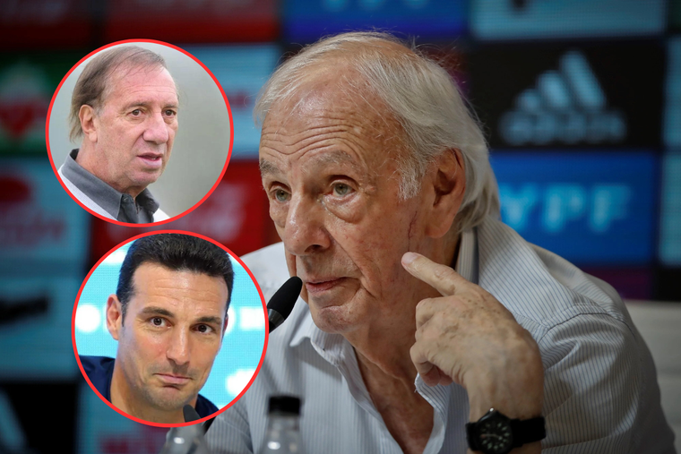 Menotti se negó a la idea de sacarse una foto con Bilardo y Scaloni