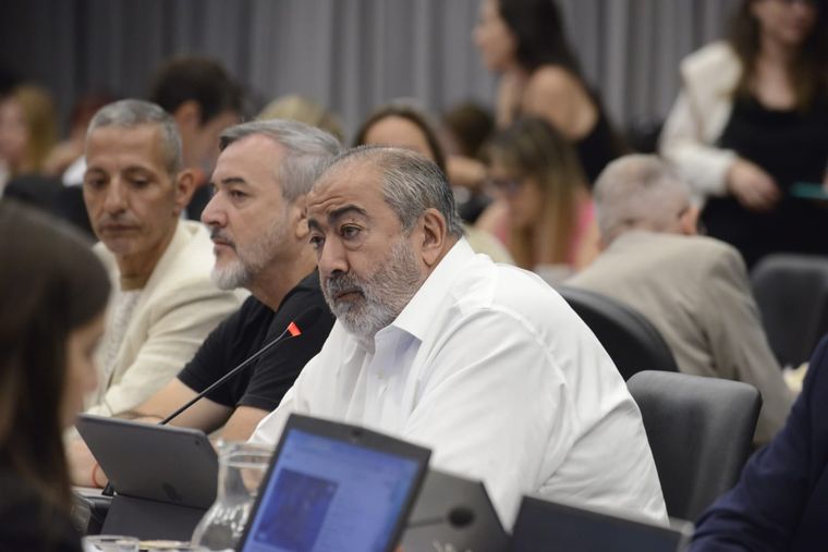 Héctor Daer, uno de los líderes de la CGT, pidió el rechazo a la ley ómnibus y al mega DNU de Javier Milei. Foto: Prensa Diputados