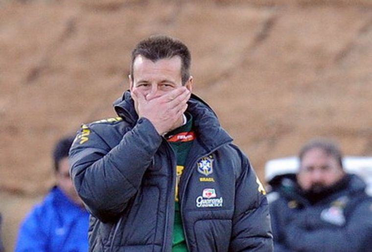 Dunga, el DT de Brasil.