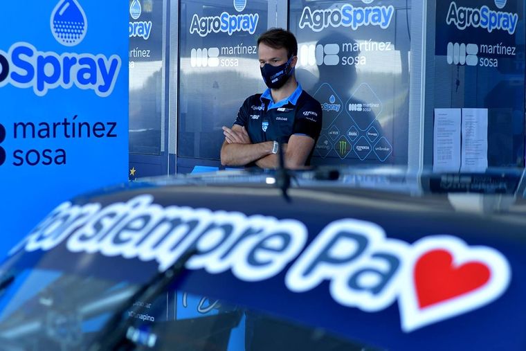 Agustín Canapino agradeció el respeto de parte de sus colegas. Foto: Squadra Canapino