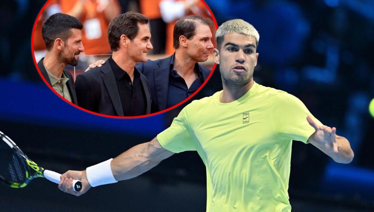 Carlos Alcaraz habló sobre el nivel del Big 3.