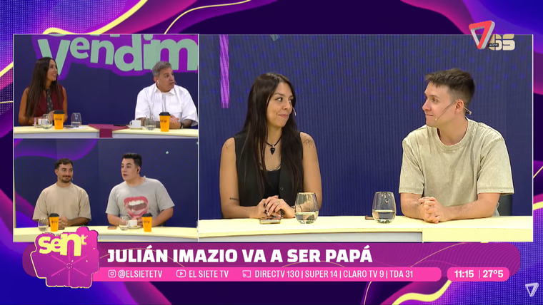 Julián Imazio será padre. Julián Imazio será padre.