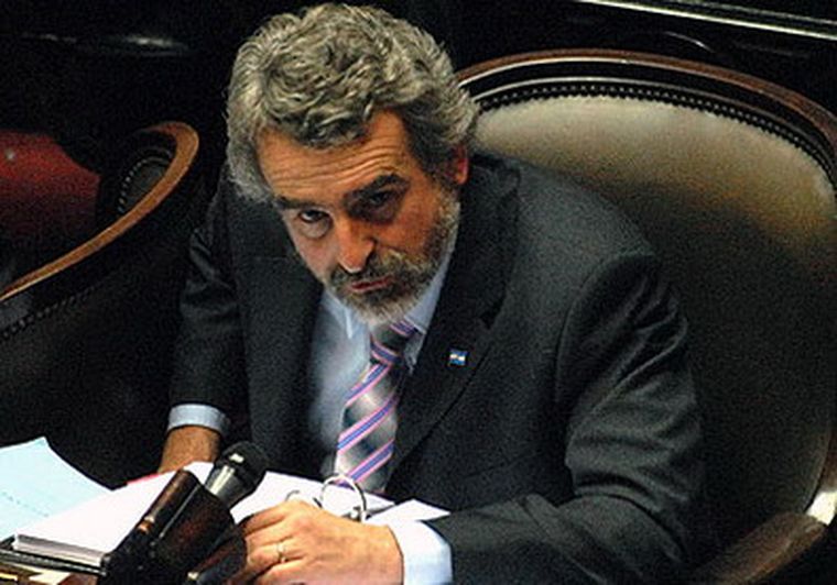 El titular del bloque de diputados del Frente para la Victoria, Agustín Rossi. Foto: Agencias