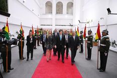 Javier Milei participó en Bolivia de la asunción del nuevo presidente Rodrigo Paz Pereira.