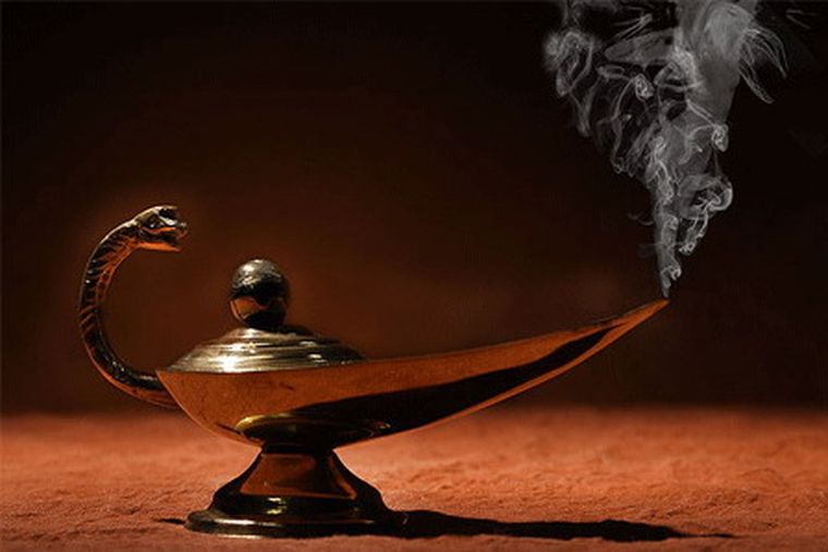 Los deseos no se consiguen frotando una lámpara.