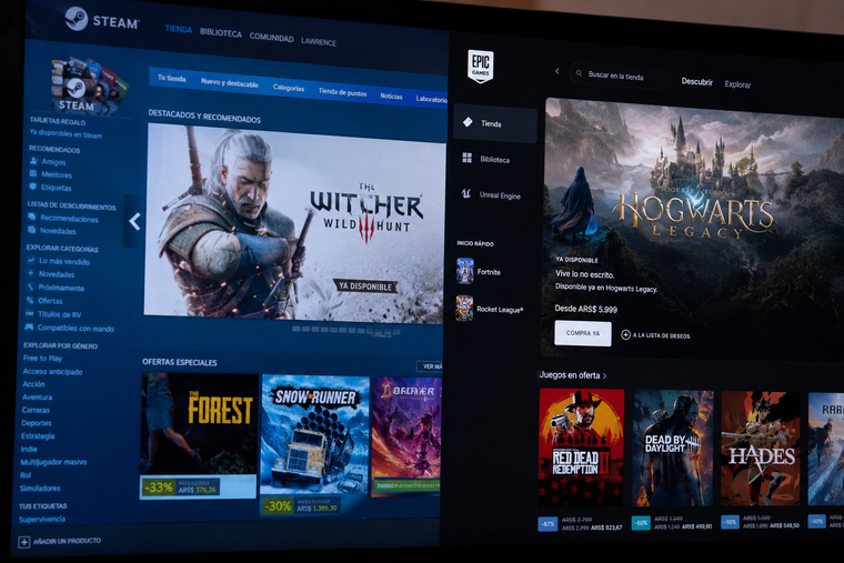 Steam y Epic Games Store compiten con descuentos, catálogo amplio y beneficios exclusivos para jugadores de PC. Steam y Epic Games Store compiten con descuentos, catálogo amplio y beneficios exclusivos para jugadores de PC.
