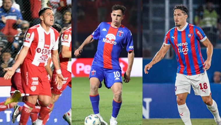 Gonzalo Morales (Unión), Gonzalo Maroni (Tigre) y Bruno Valdéz (Cerro Porteño) podrían regresar y quedarse en el Xeneize. Foto: Juan Denis y Manuel Fabtia
