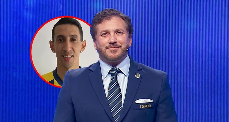 Alejandro Domínguez invitó a Di María a volver a Central. Foto: MDZ