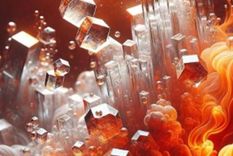 El agua que llega hasta el núcleo genera una potente reacción química Foto: BBC