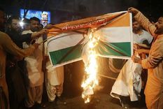Tras el ataque de este martes, en algunos lugares de Pakistán se produjeron manifestaciones en contra de la India. Foto: BBC