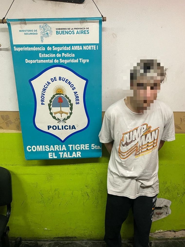El sospechoso fue identificado como Tiziano Fiz (20). Foto: X