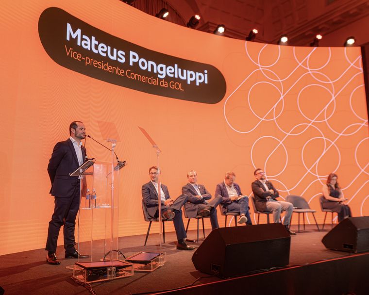 Mateus Pongeluppi, vicepresidente comercial de GOL. Mateus Pongeluppi, vicepresidente comercial de GOL.