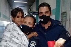 hablo la policia que encontro a m.: dijo que se habian perdido con carlitos