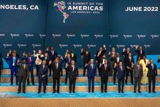 Mandatarios de 20 países firmaron ka Declaración de Los Ángeles, durante la Cumbre de las Américas. Foto: GETTY IMAGES