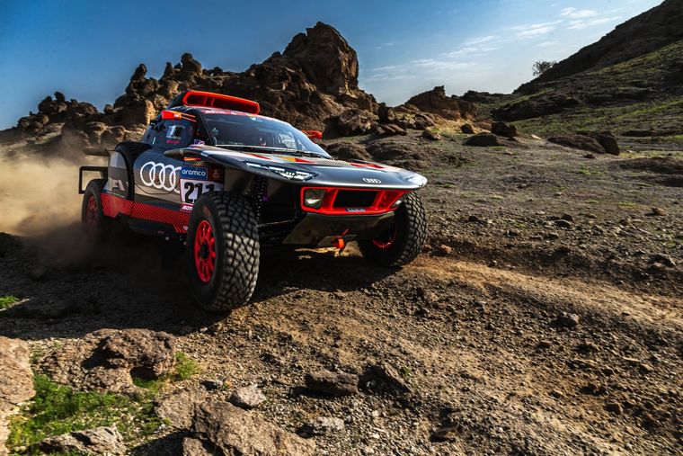 Con el Audi, Mattias Ekström ganó el prólogo. Foto: Shakedown Team