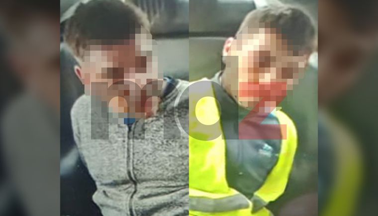 Los dos presuntos motochorros detenidos tras el asalto a una joven en la Quinta Sección. 