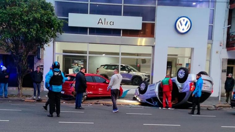 Las imágenes del accidente