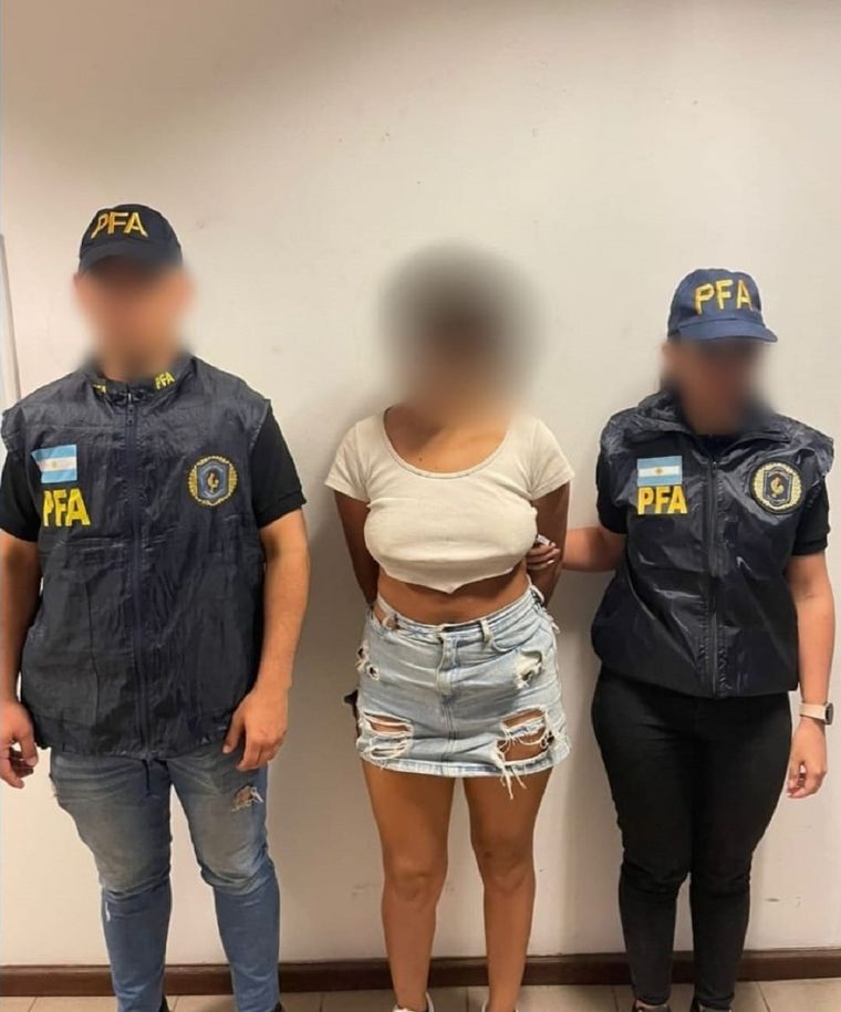 La joven fue detenida en Villa Zavaleta, en la Ciudad de Buenos Aires Foto: Redes sociales /  @ZNVISION