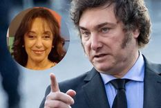 Sonia Fernández generó controversia al leer un cartel contra Javier Milei.