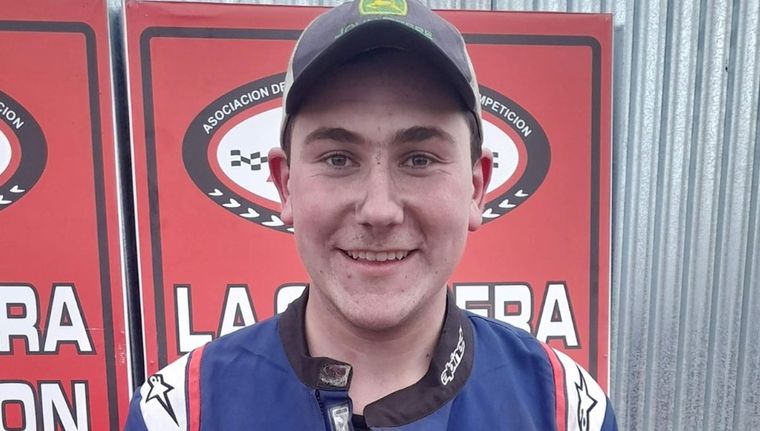 José Larroudé, el joven piloto que perdió la vida. Foto: @apacoficial