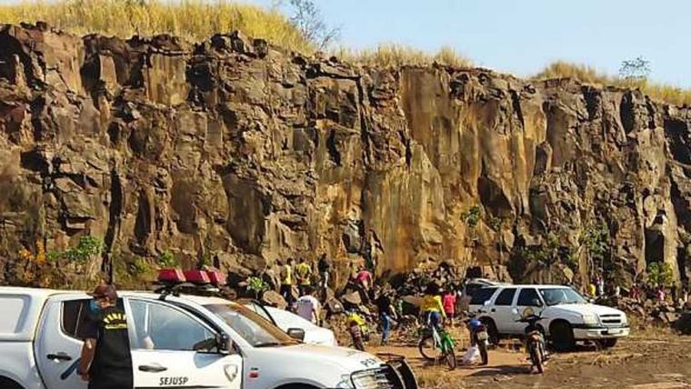 El lugar desde donde tiraron a la pequeña Foto: https://terceirocanal.com.br/