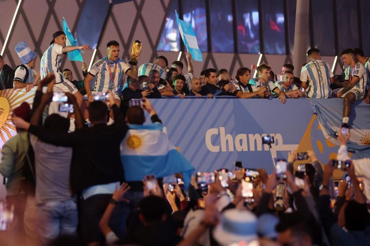 River va por un quinto campeón del mundo en Qatar. Foto: EFE