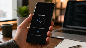 Reiniciar el teléfono con regularidad puede mejorar el rendimiento y reforzar algunos hábitos básicos de seguridad. Reiniciar el teléfono con regularidad puede mejorar el rendimiento y reforzar algunos hábitos básicos de seguridad.