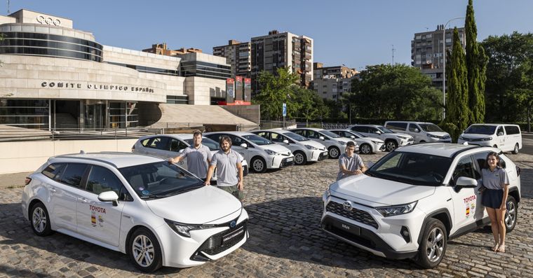 Los autos de Toyota que estarán en los Juegos Olímpicos Foto: Toyota