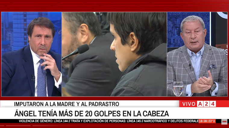 Eduardo Feinmann apuntó contra las psicólogas tras la muerte de Ángel. Eduardo Feinmann apuntó contra las psicólogas tras la muerte de Ángel.