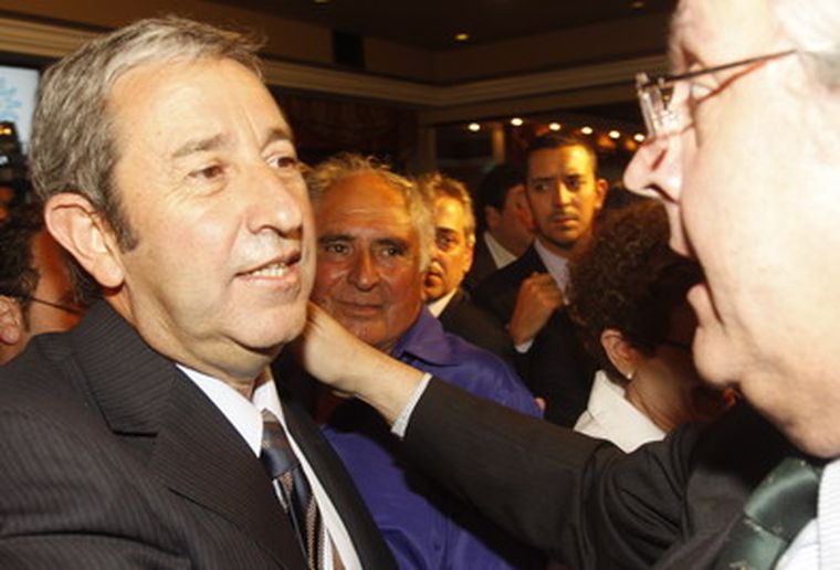 Cobos anoche. El vice calienta motores. Foto: Pachy Reynoso/MDZ