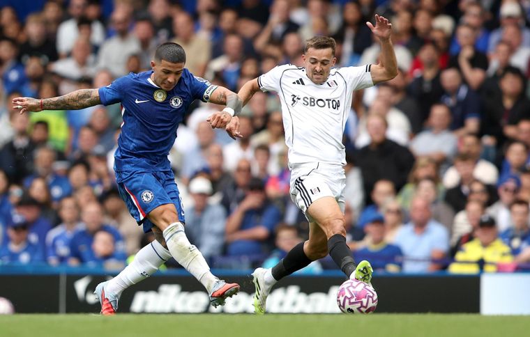 Enzo Fernández fue clave en la victoria del Chelsea ante Fulham.