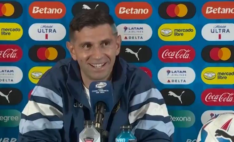 El marplatense habló ante los medios. Foto: Captura