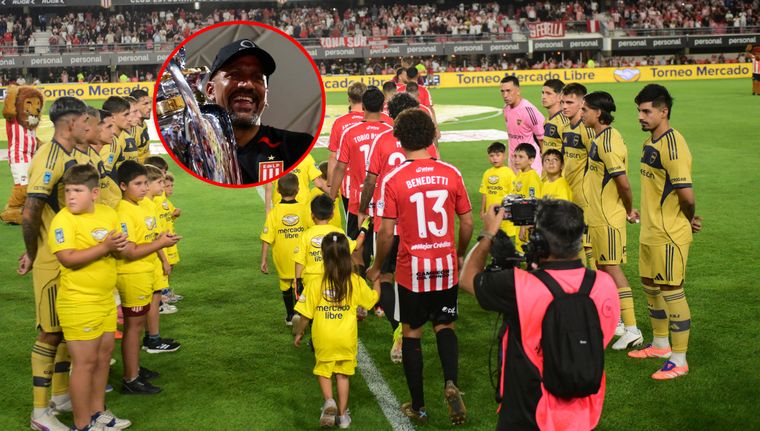 Verón reaccionó al pasillo de Boca a Estudiantes.