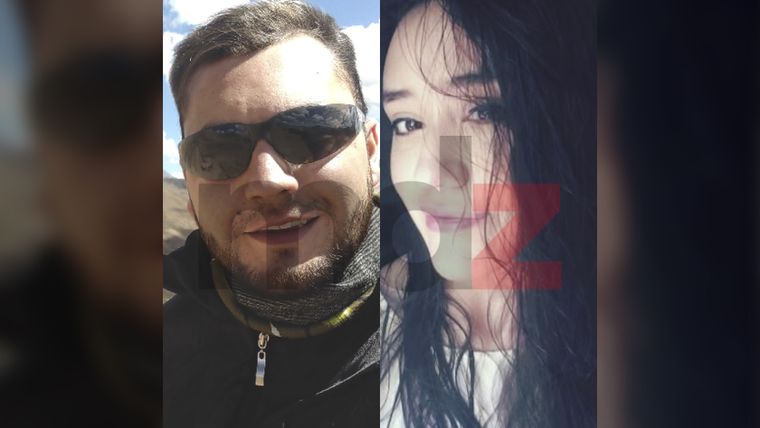 Yamil Yunes y Rocío Collado, presunto victimario y víctima del femicidio en San Rafael.&nbsp;