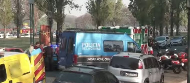 El accidente se registró esta tarde en Puerto Madero Foto: Twitter Facundo Muñoz