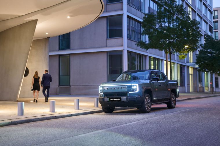 La eTerron 9 llega como la primera pick-up 100% eléctrica con tracción total de la marca china Maxus.