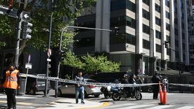 Operativo en la embajada de Israel (imagen ilustrativa) Foto: Télam Operativo en la embajada de Israel (imagen ilustrativa) Foto: Télam