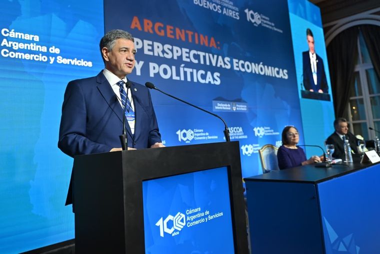 Jorge Macri, jefe de Gobierno de la Ciudad de Buenos Aires, en el Council of the Americas 2025. Foto: Prensa AS