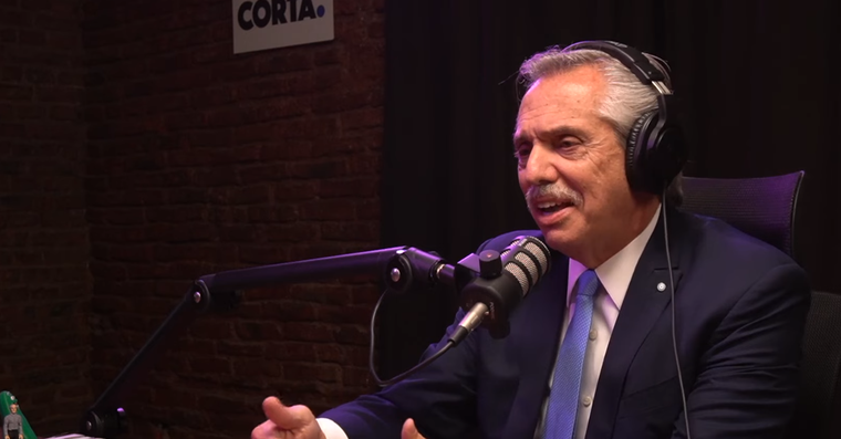 Alberto Fernández, en el ojo de la tormenta Foto: Captura de TV