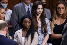 Foto: GETTY IMAGES. De izquierda a derecha, las gimnastas Aly Raisman, Simone Biles, McKayla Maroney y Maggie Nichols.