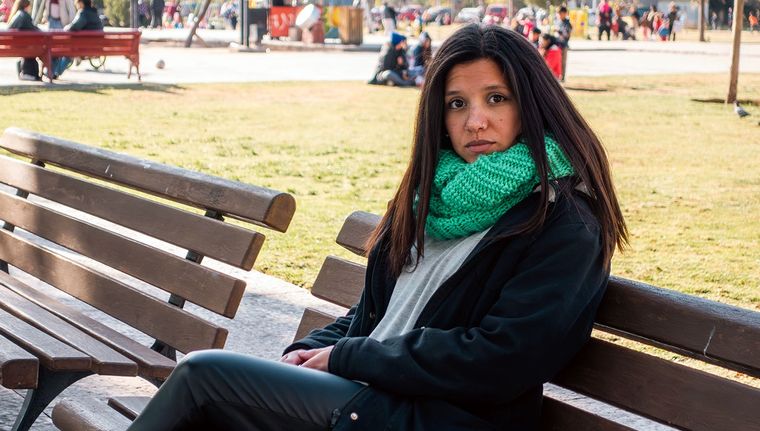 Celina inició la búsqueda de datos a través de las redes sociales Foto: Santiago Tagua/MDZ