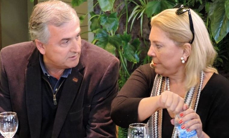 Gerardo Morales se reunió con Elisa Carrió en Exaltación de la Cruz