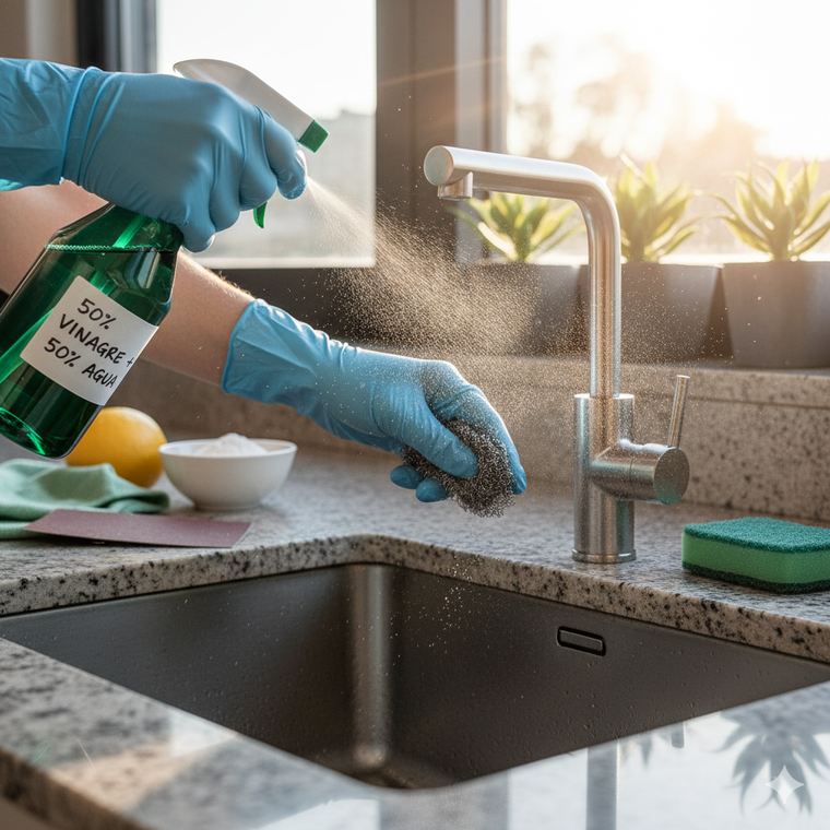 Adiós al sarro con esta fórmula. Fuente: IA Gemini.