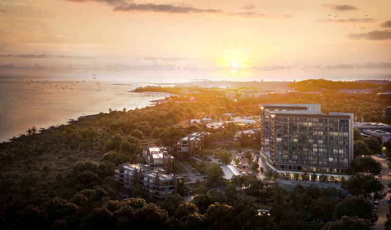 Render de lo que será +Colonia. Sus edificios no superarán los 15 pisos. Render de lo que será +Colonia. Sus edificios no superarán los 15 pisos.